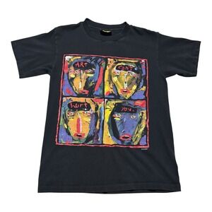Vintage 90s Fred Babb Art Can't Hurt You Art Single Stitch Shirt Men's Medium